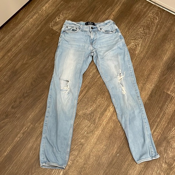 Hollister Denim - Hollister Ripped Jeans Size 29 in a Light Wash Denim